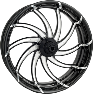One-piece Aluminum Wheel Black, 1, nordicamoto.ro