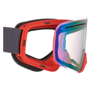 AMOQ Vision Vent+ mágneses síszemüveg szürke-piros – piros tükörlencse, 3, nordicamoto.ro