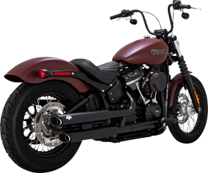3(r) Twin Slash Slip-on Mufflers Black, 1, nordicamoto.ro