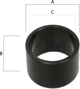 Shock Bushings Black