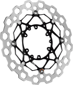 Cubiq Brake Rotor Black, Chrome