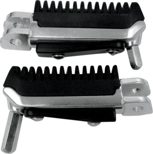 OEM-stílusú pótlábfékek, fekete, ezüst, 1, nordicamoto.ro
