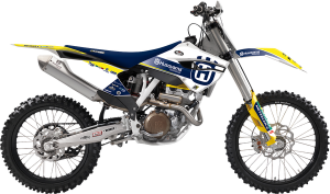 Trophy Graphic Kit With Seat Cover Yellow, White, Blue, 2, nordicamoto.ro
