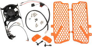 Radiator Fan Kit Black, Orange