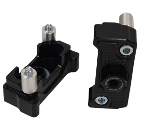 Captive Axle Block Sliders Black, 1, nordicamoto.ro