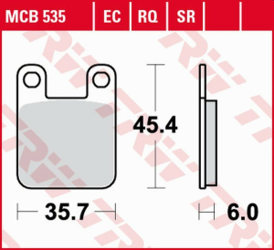 TRW szinterezett SPORT első/hátsó fékbetétek a következő modellekhez: SUZUKI AY 50 KATANA '98–'06 / PEUGEOT ELYSTAR / XP6 50 '02–'14 / DERBI ATLANTIS CITY 50 '03–'11, nordicamoto.ro