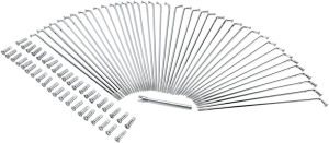Chrome And Stainless Steel Spoke Set Chrome