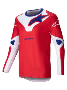 Tricou Alpinestars Racer Veil Red/White
