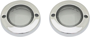 Probeam® Flat Bezel Turn Signal Adapters Chrome, 4, nordicamoto.ro