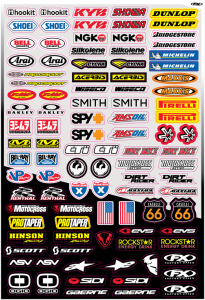 Sponsor Sticker Kit Multi, 3, nordicamoto.ro
