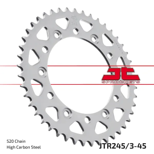 JT SPROCKETS hátsó lánckerék, természetes színű 