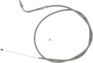 Stainless Steel Throttle/idle Cable Silver +152 mm (6''), 1, nordicamoto.ro