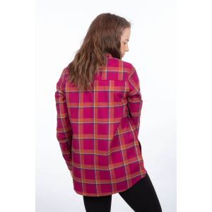 Cămașă flanel damă  Klim Kinsey Midweight Asphalt Heather (Non-Current), 5, nordicamoto.ro