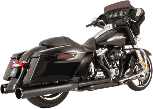 El Dorado Dual Exhaust System Black, 2, nordicamoto.ro