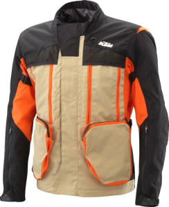 KTM ADV R V2 WP kabát – bézs/narancs/fekete – L-es méret, 1, nordicamoto.ro
