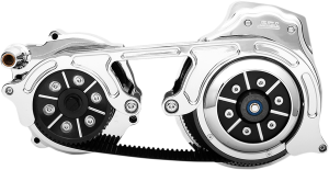 2(r) Open Belt Drive Kit With 2-piece Motor Plate Chrome 51, 1, nordicamoto.ro