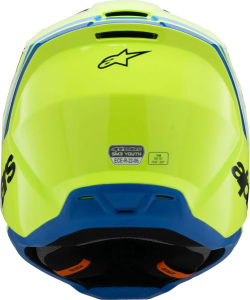 Alpinestars S-Mm3 Radium Black/Blue/Yellow M gyermek sisak, 5, nordicamoto.ro