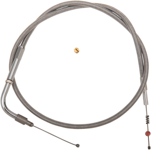 Stainless Steel Throttle/idle Cable Silver Standard, 1, nordicamoto.ro