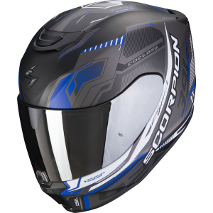 Casca integrala SCORPION EXO-391 HAUT Negru mat/Albastru XXL, 1, nordicamoto.ro