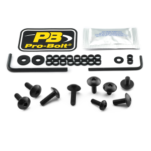 Fairing Bolt Kit For Triumph Black, 1, nordicamoto.ro