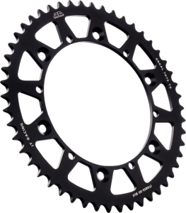 JT SPROCKETS Racelite alumínium hátsó lánckerék, fekete , nordicamoto.ro