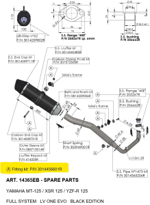 Fitting Kit For Exhaust 