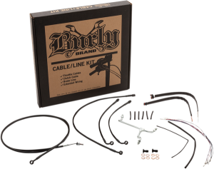 Complete Stainless Braided Handlebar Cable/brake Line Kit Silver, 1, nordicamoto.ro