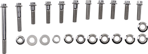 Bolt Kit Mtr Mnt Fl 08-16 Polished, Stainless Steel