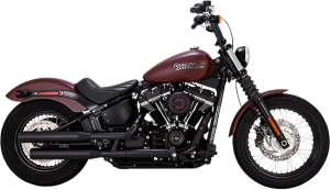 Eliminator 300 Slip-on Mufflers Wrinkle Black, 2, nordicamoto.ro