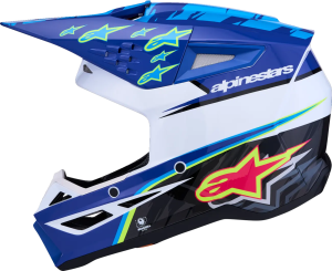 Alpinestars SM3 Falcon sisak, kék/fekete/rózsaszín, XL, 3, nordicamoto.ro