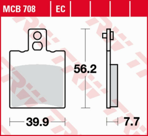 TRW Organic első fékbetétek az APRILIA LEONARDO 125/150 (’96–’99), a SYM JET 50 (’07–’15) és a CAGIVA CUCCIOLO 50 (’97–) modellekhez, nordicamoto.ro