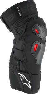 Alpinestars Bionic Pro Plasma térdvédők, fekete/piros/fehér, S/M méret, 1, nordicamoto.ro