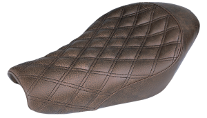 Renegade Lattice Stitch Solo Seat Brown, 1, nordicamoto.ro