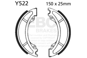 Standard Brake Shoes, 2, nordicamoto.ro