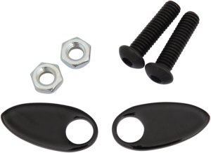 Rear Turn Signal Cover Plates Black, 1, nordicamoto.ro