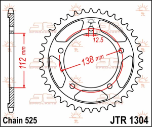 JT SPROCKETS Acél hátsó lánckerék, természetes felületű, 3, nordicamoto.ro