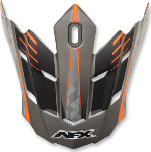 Fx-17/fx-17ye Factor Visor Peak Matte Frost Gray/orange Gray, Orange ONE SIZE, 1, nordicamoto.ro