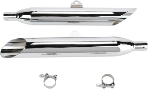 Slashcut Slip-on Mufflers Chrome