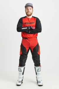 USWE Lera Off-Road lángvörös póló, M-es méret, 3, nordicamoto.ro