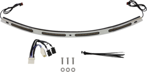 Genesis® 4 Dynamic Led Batwing Windshield Trim Chrome, 2, nordicamoto.ro