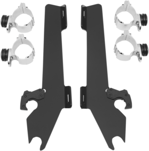 Fats/slim Windshield Trigger-lock Complete Mount Kit Black
