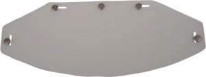 Vintage 5-snap Flat Shield Clear 