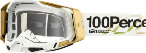 Ochelari 100% Racecraft 2 Succession Clear White/Gold