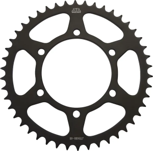 JT SPROCKETS Acél hátsó lánckerék, fekete , nordicamoto.ro
