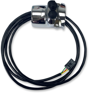 Chrome Legend Handlebar Mounted Control Silver, 1, nordicamoto.ro