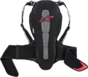Alpinestars Nucleon KR-2 hátsó védőpáncél, fekete/piros, M méret, 1, nordicamoto.ro