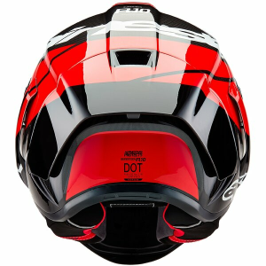 Alpinestars Supertech R10 Carbon teljes arcú sport sisak, fekete/piros/fehér, S-es méret, 4, nordicamoto.ro