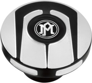 Custom Gas Cap Machined Aluminum, Matte Black, 1, nordicamoto.ro