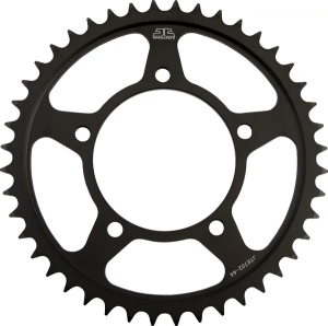JT SPROCKETS Acél hátsó lánckerék, természetes felületű, 1, nordicamoto.ro