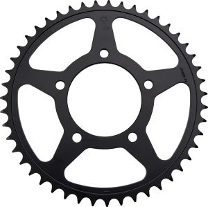 JT SPROCKETS Acél hátsó lánckerék, fekete , nordicamoto.ro